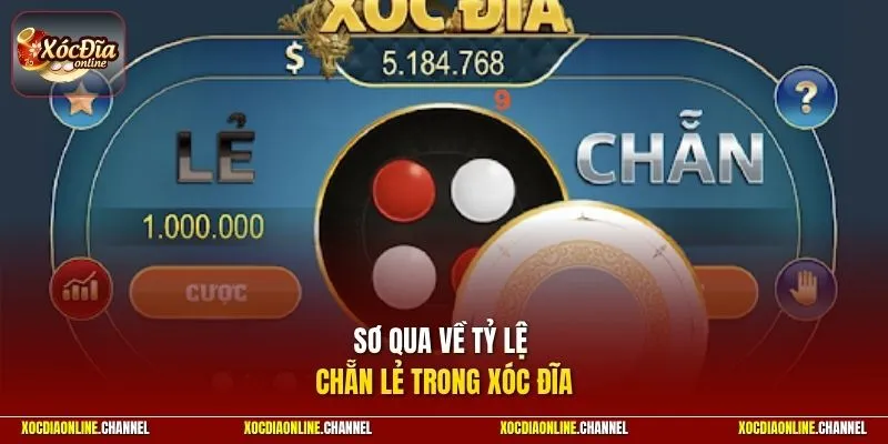 Sơ qua về tỷ lệ chẵn lẻ trong xóc đĩa  